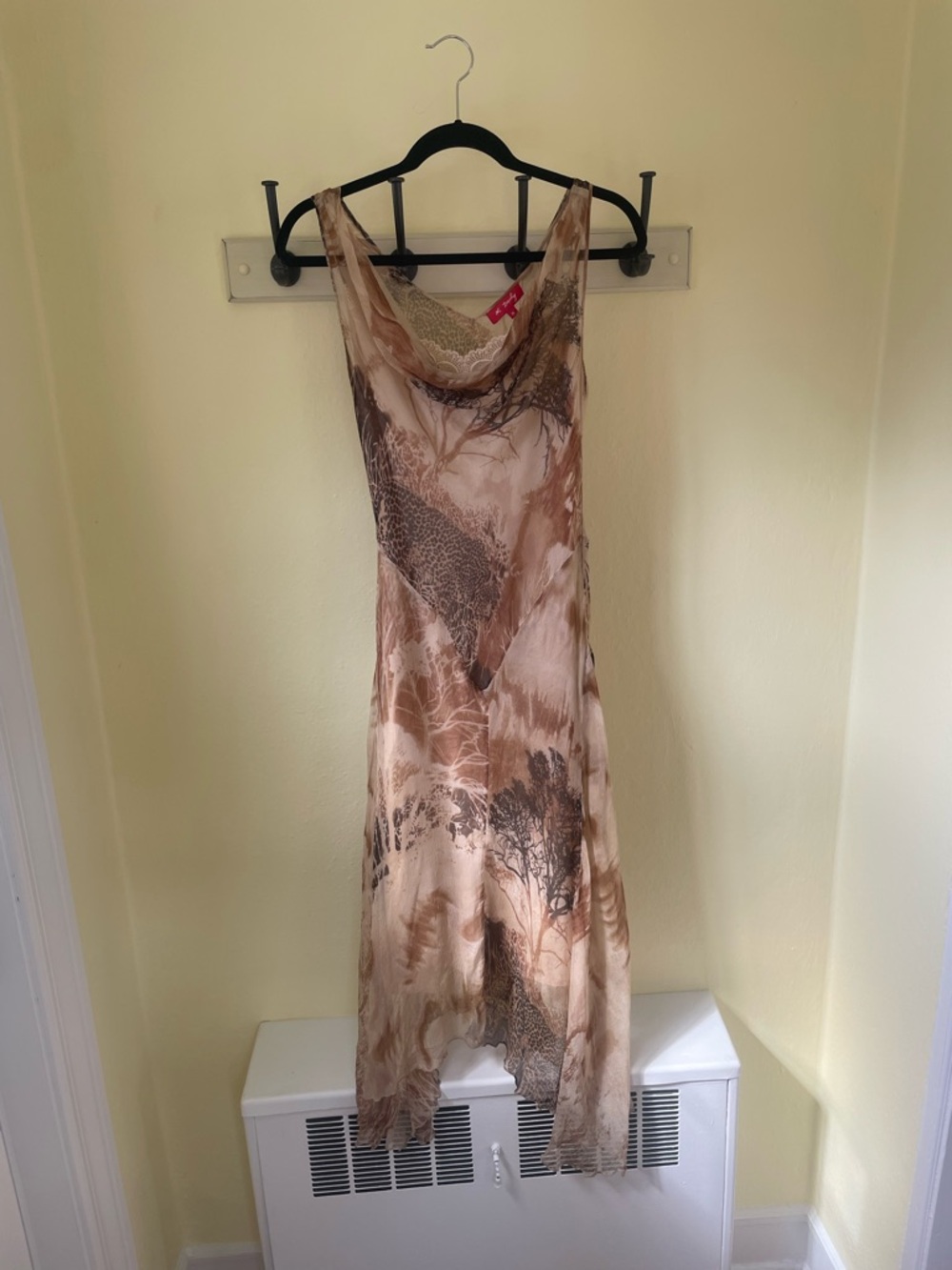 Derhy Animal Printed bias cut Slip Dress